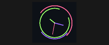 Circle Analog Clock