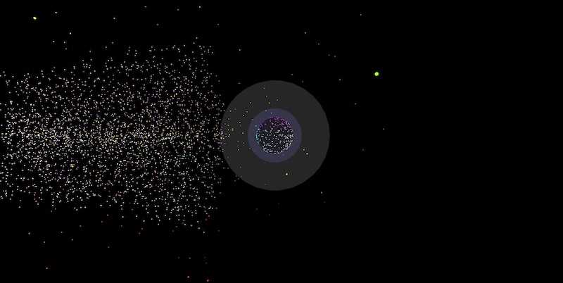 3D Black Hole in p5js