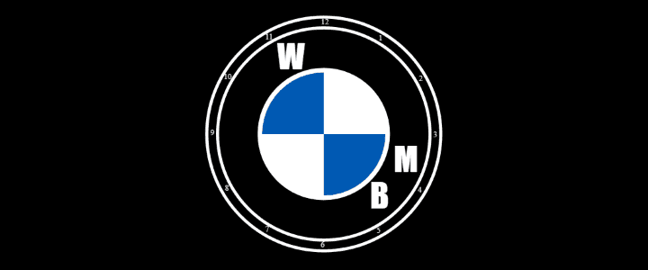 BMW Clock