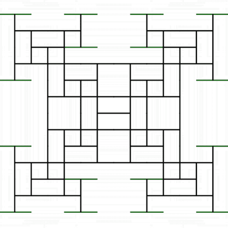 Toothpicks on LÖVE2D