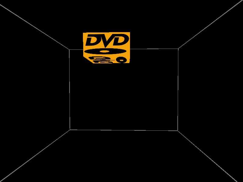 Bouncing DVD Logo in 3D