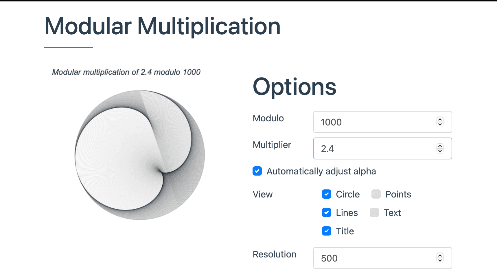 Modular Multiplication