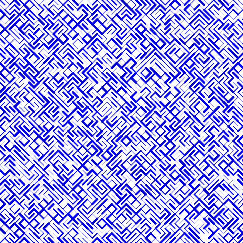 10PRINT with Perlin Noise