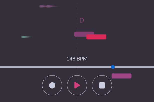 A pitch detection Game: Record your melody and I'll play back while playing the piano