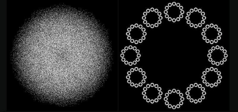 Experiments with the Chaos Game.