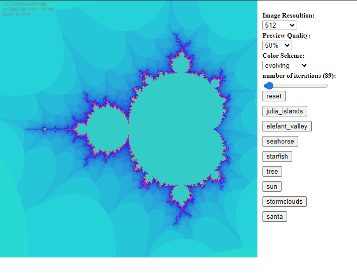 Mandelbrot Explorer