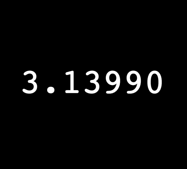 "Estimating π from Random Numbers" code example